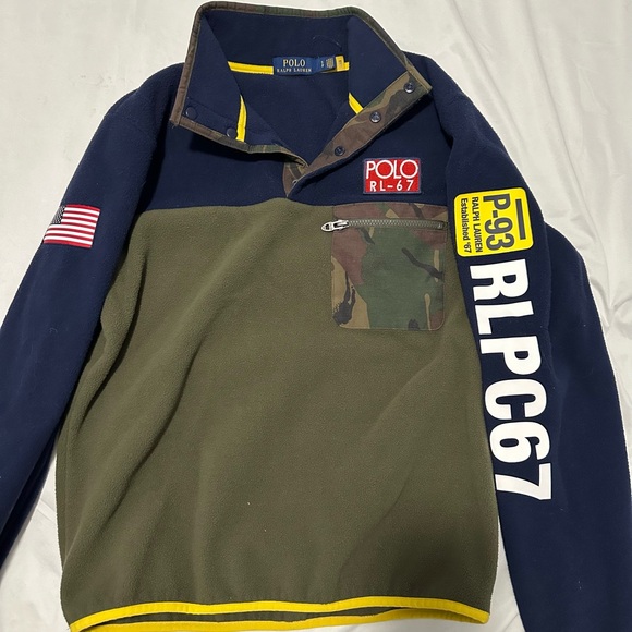 Men’s Polo Sweater - Picture 1 of 3